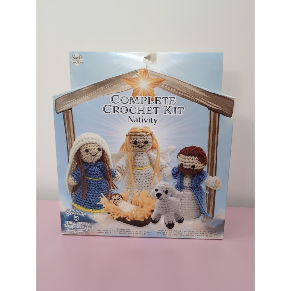 NIB‎ Needle Creations Christmas Nativity Crochet Kit